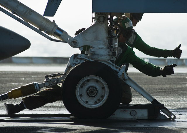 Profesión de mecánico de aviones.