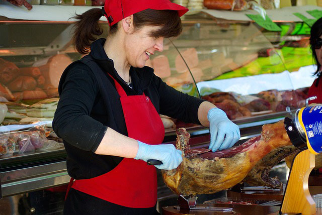 Profesión de carnicero, matadero o trabajador de las industrias cárnicas.