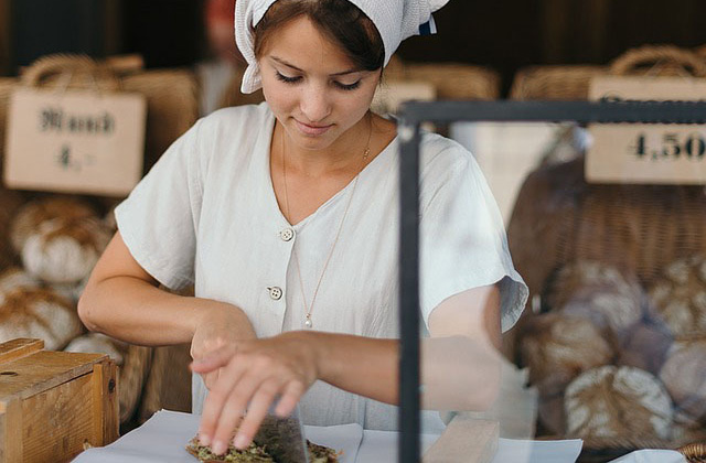 Profesión de panadero, pastelero o confitero.